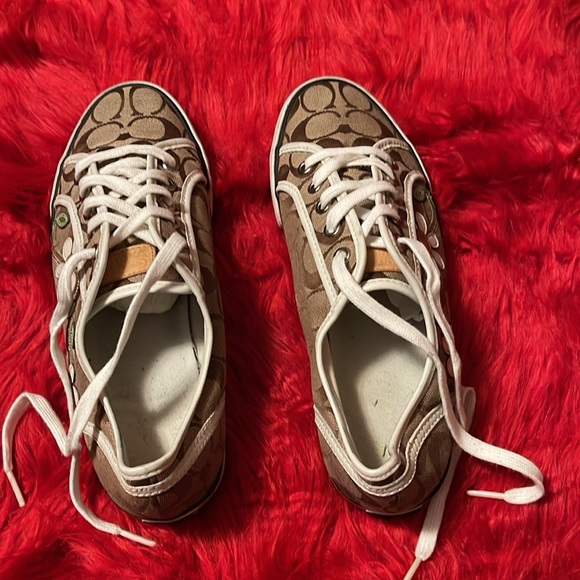 Coach Daisy Appliqué canvas sneakers - Picture 4 of 4